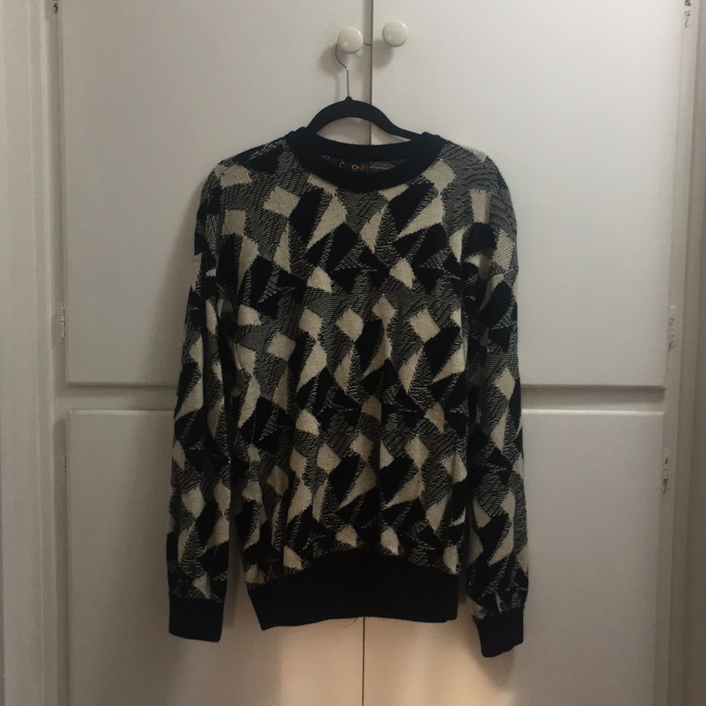 Black and White Coogi Sweater